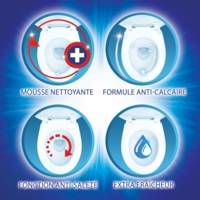 Duo pack 2 Blocs WC 50g Power Activ' Pin - Nettoyant Détartrant WC - BREF