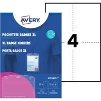Boîte de 50 pochettes badges format A6 avec inserts - AVERY