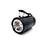 LED 2en1 Lampe Torche et Lanterne Pliante - 350L Noir - UNIROSS