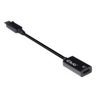 DisplayPort Adaptateur DisplayPort mâle HDMI Femelle Noir HDR 4K60Hz aktiv - CLUB 3D