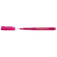 Stylo feutre Fineliner Broadpen pointe large rose - Faber-Castell