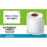 Rouleau de 320 étiquettes disquette/adresse/badge LabelWriter 54x70mm - DYMO