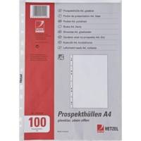Lot de 100 Pochettes économiques A4 ouverture haut cristal - HETZEL