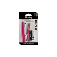 Agrafeuse de poche ABS multicolore avec 1000 agrafes N°10 - WONDAY