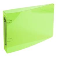 Classeur 2 Anneaux 24x16cm pour fiches 125x200mm et A5 Couleur Crystal Aléatoire - EXACOMPTA