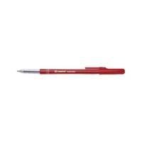 Stylo Bille Semi transparent Pointe Moyenne 1 mm Encre Rouge - A Plus