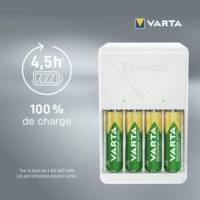 Chargeur Plug Charger, équipé de AA, blanc - VARTA