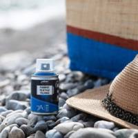 Peinture en Spray 7A - 100ml Spécial Textiles Naturels et Synthétiques ROUGE - PÉBÉO