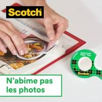 Ruban adhésif Magic 810 invisible en devidoir 19mm x 7,5 m - SCOTCH