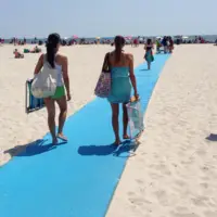 Tapis d'accès PMR plage F2A Tapis PMR Plage – Fun2Access