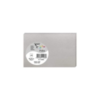 Pqt de 25 Carte Simple 210g 82x128 argent - Clairefontaine