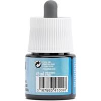 Flacon 45ml Encre COLOREX Aquarelle BLEU TURQUOISE - PÉBÉO