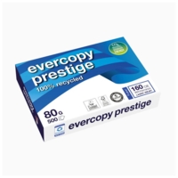 Ramette 500 Feuilles Papier Evercopy Prestige 100% Recyclé A4 80g Blanc 160CIE - Clairalfa