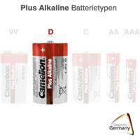 Pack 2 piles Plus Alcaline LR20 D 21000mA - CAMELION