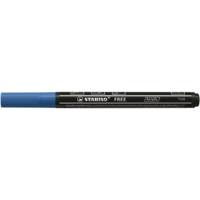 Marqueur pointe fine FREE acrylic T100 bleu foncé - STABILO