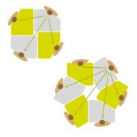 Table Pentagonale Modulable EWT5 | Plateau MDF | Scolaire et Professionnel