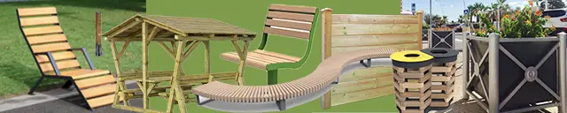 Mobilier urbain bois : guide de choix - Panachats
